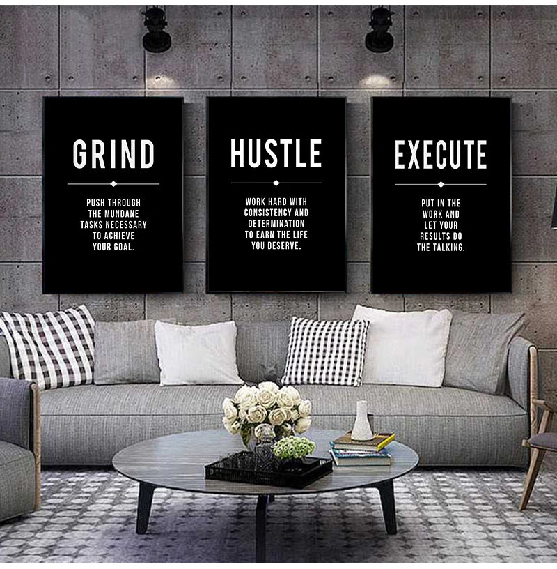 Grind Hustle Success Motivational Posters and Prints Office Decor Modern Art Entrepreneur Motivation Canvas Painting Pictures Grind Hustle Success Motivational Posters and Prints Office Decor Modern Art Entrepreneur Motivation Canvas Painting Pictures